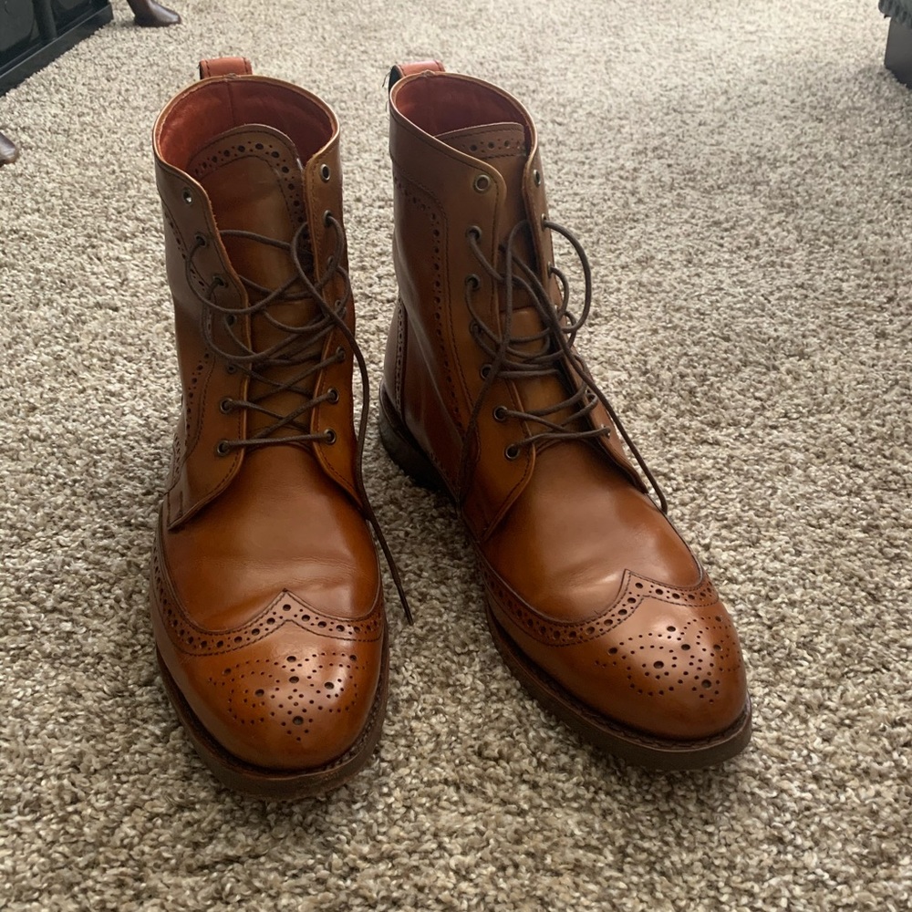 Allen Edmonds Dalton boots, size 10